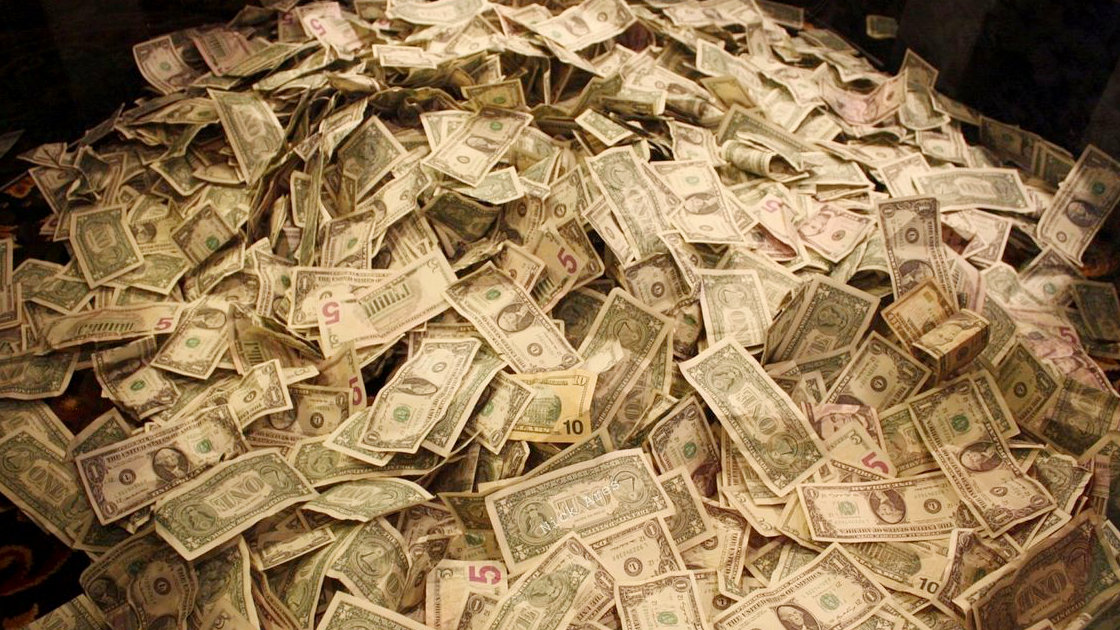 pile of cash