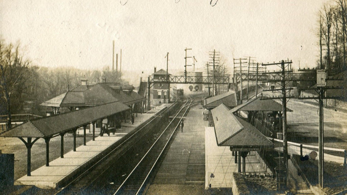 Jenkintown station historic image