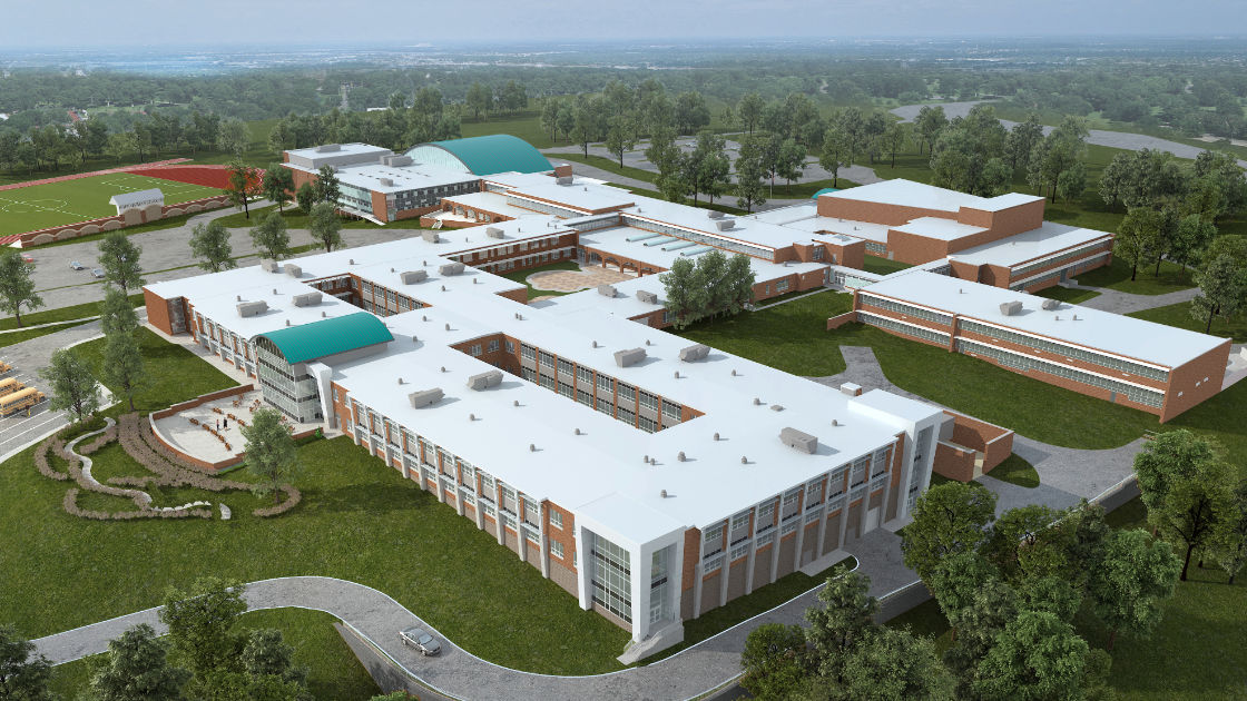 Abington Senior High School rendering