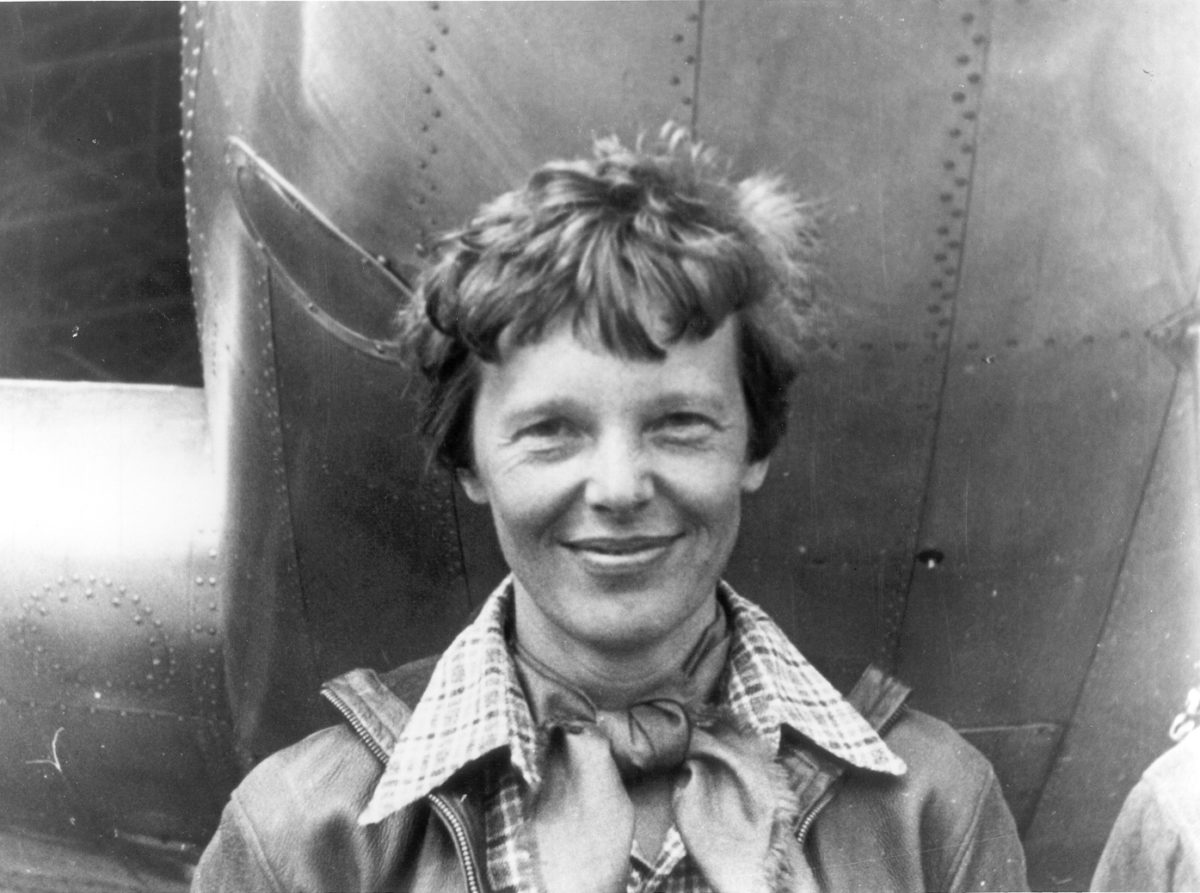 Aviation pioneer Amelia Earhart, once a student at the Ogontz School