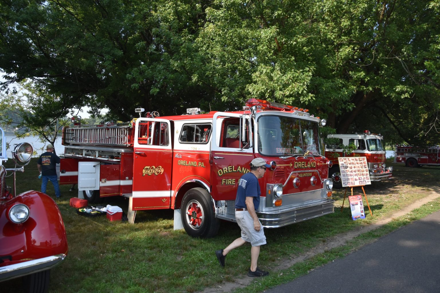 Oreland Volunteer Fire Company's antique vehicles take home two first