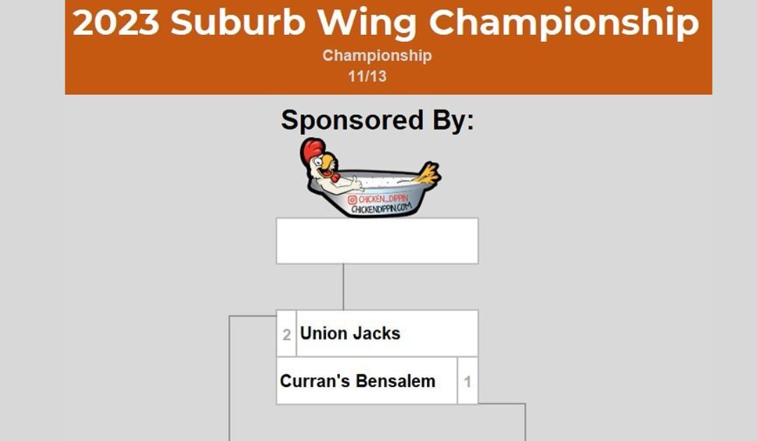 Union Jack's makes 2023 Suburb Wings Championship finals, voting on