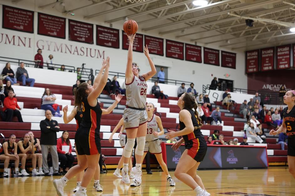 Arcadia women's basketball, now 8-0, takes down PSU Abington - Glenside ...