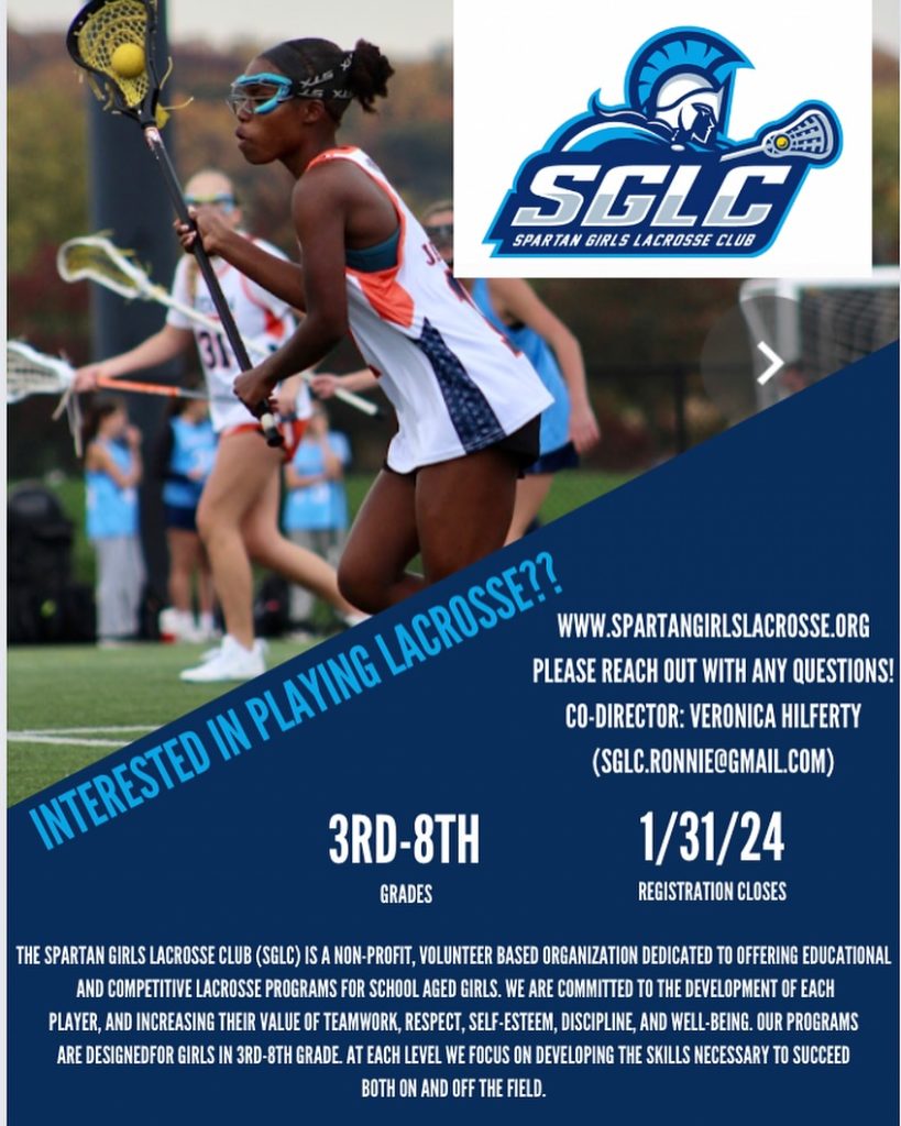 Spartan Girls Lacrosse Club spring season registration open until Jan