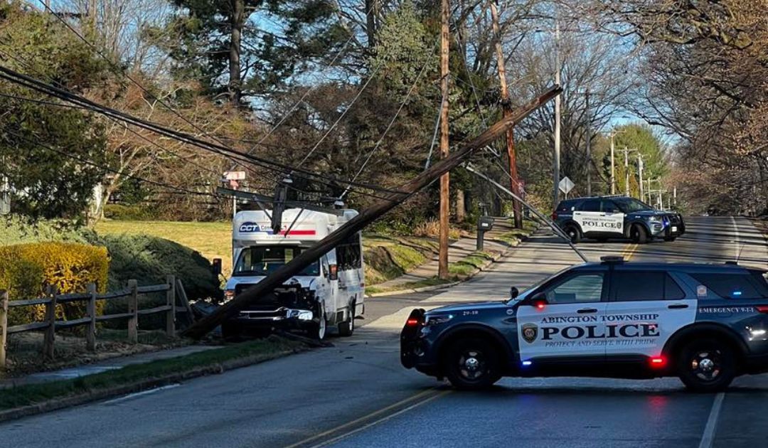 Segment of Susquehanna Road in Abington closed due to downed utility ...