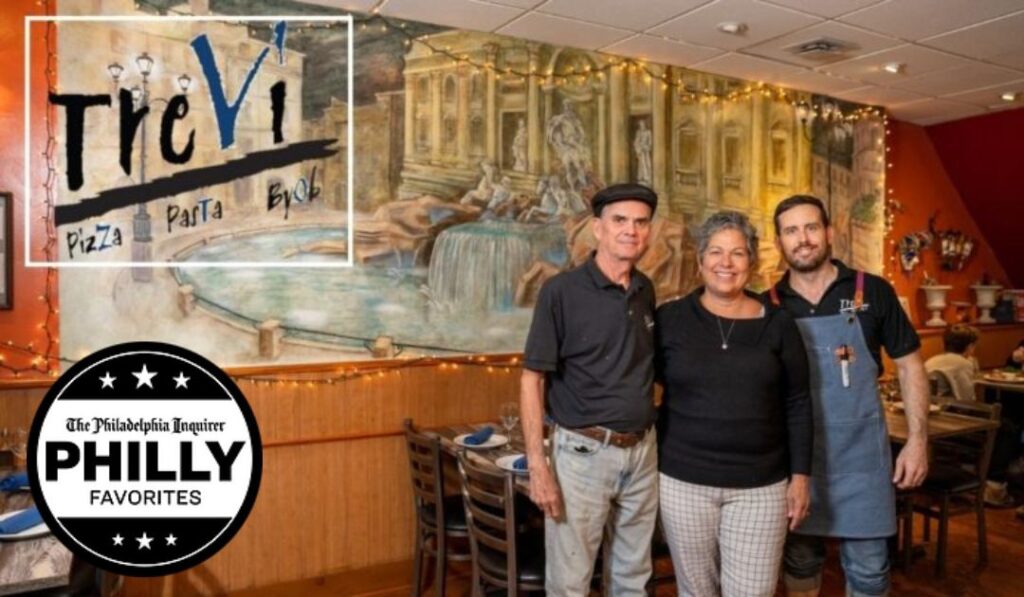 Trevi BYOB of Glenside voted 'Best Italian Restaurant' by The Inquirer