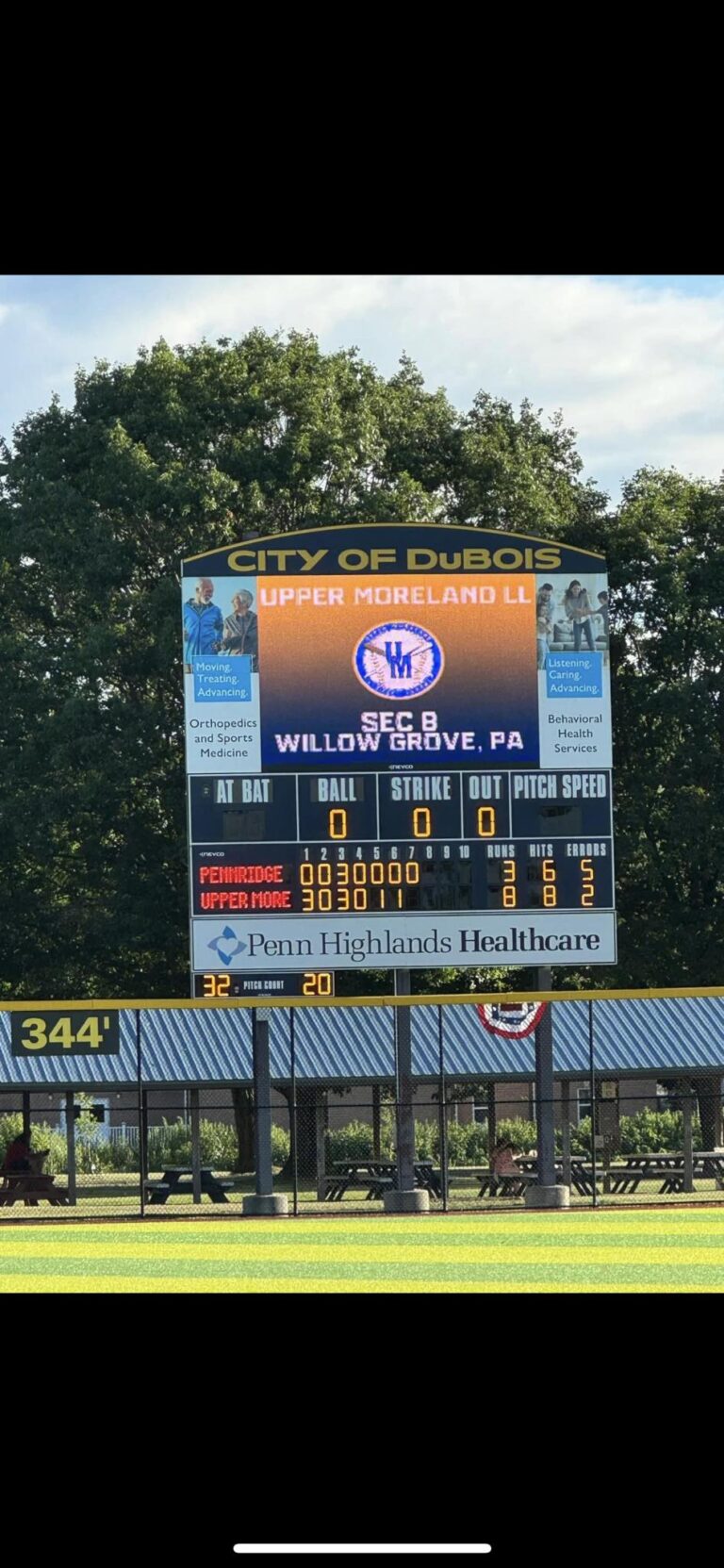Upper Moreland Senior Little League advances to semifinal of state