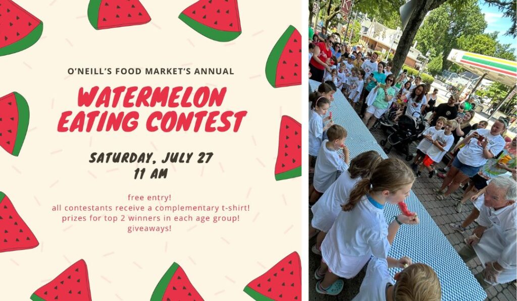 O’Neill’s Food Market in Glenside kicks off annual Watermelon Eating ...